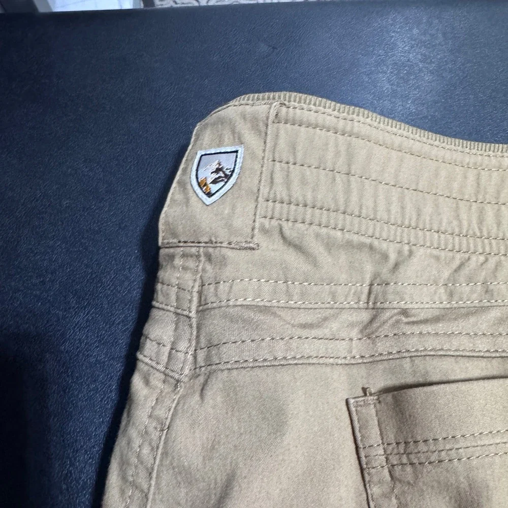 KUHL Free Ryde‎ Pants Mens 42x34 Tan Solid Outdoor Hiking Utility